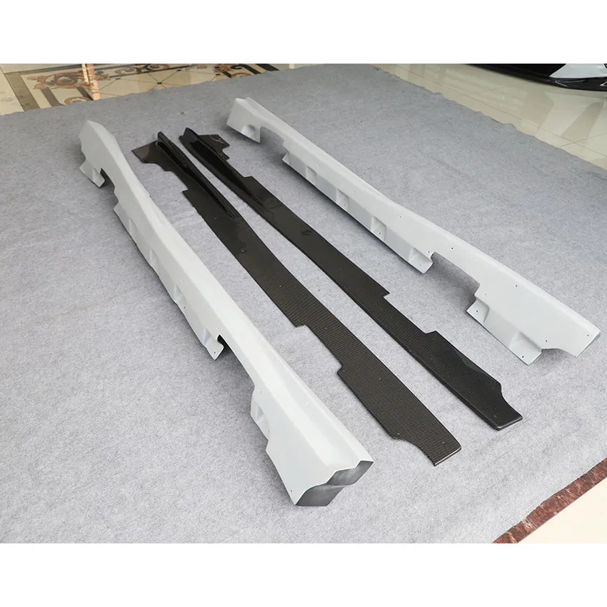 Carbon Fiber Car Side Skirts For GTR R35 Body Kit 2008-2016 GTR R35 Car Accessories